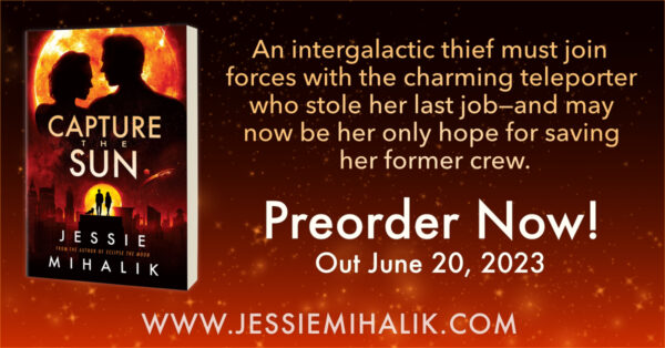 An intergalactic thief must join forces with the charming teleporter who stole her last job—and may now be her only hope for saving her former crew.

Preorder Now!
Out June 20, 2023